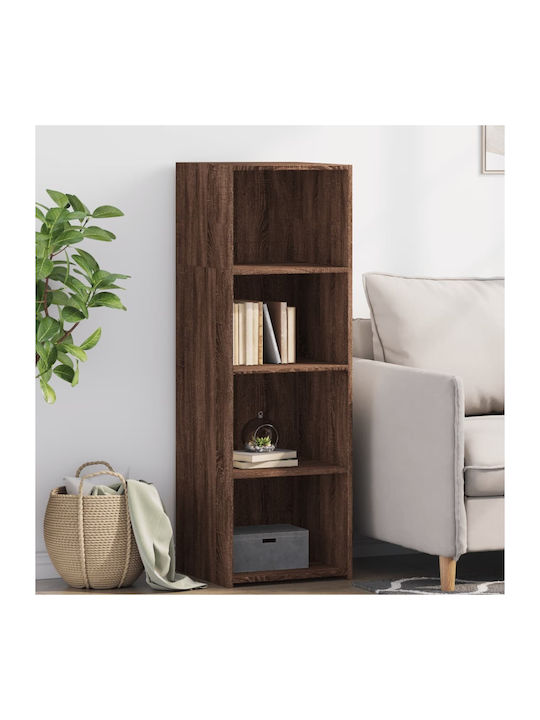 Brown Wood Bookcase 40x41x124cm
