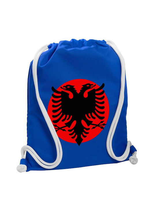 Koupakoupa Σημαία Αλβανίας Gym Backpack Blue