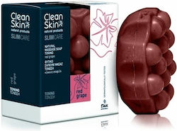 Cleanskin Slim Care Φυτικό Σαπούνι Μασάζ & Τόνωση Κόκκινο Σταφύλι 100g