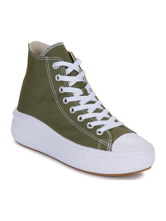 Converse Move Platform Boots Green