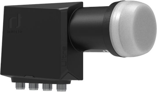 Inverto Ultra LNB Quad (4 Ausgänge) mit Geräuscharmer Verstärker 0.2dB