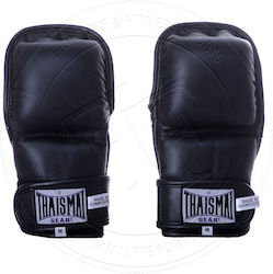Thai Smai MMA Ръкавици Кожени Черен Thai Smai MMA Ръкавици Кожени Черен