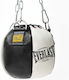 Everlast 1910 Sac de Viteză din Piele, 5 kg, cu Înălțimea de 25 cm, Negru