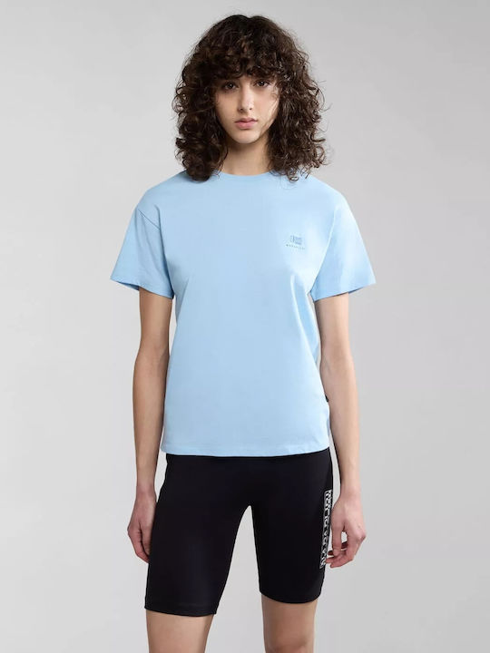 Napapijri S-nina Γυναικείο T-shirt Light Blue