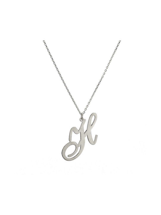 Goldsmith Necklace Monogram from Silver