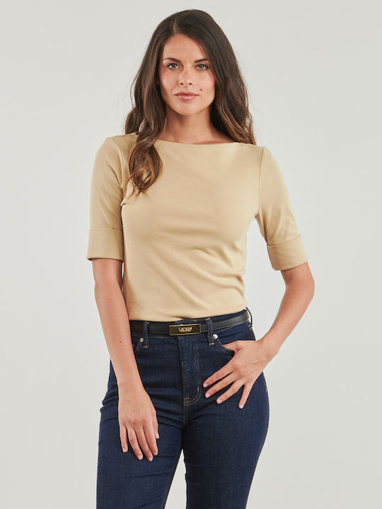 Ralph Lauren Γυναικεία Μπλούζα Βαμβακερή Μακρυμ...