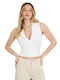 Women's Sleeveless Sweater White