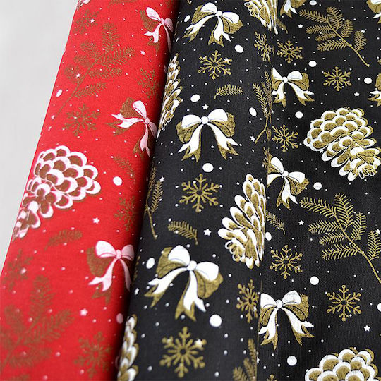 Χριστουγεννιάτικο Πολυεστερικό Ύφασμα Christmas Elegant 50cm X 5m T752299