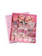 Korbi Set of Kids Hair Clips with Hair Clip / Rubber Band in Pink Color