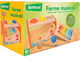 Xilofon din lemn educativ Globo Sirwood, forme, 18+ luni