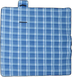 vidaXL Bettdecke Picknickausrüstung Blau