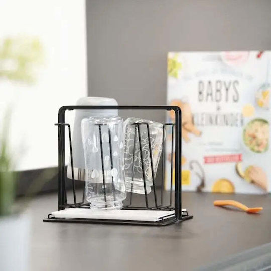 HAMA Bază De Organizare Pentru Chiuveta De Bucătărie Din Plastic Negru 17x20cm
