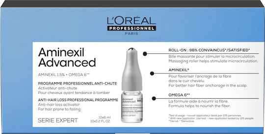 L'Oréal Professionnel Aminexil Advanced Hair Loss Ampoules for Women 10x6ml