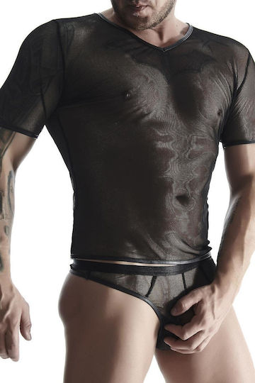 Boss Of Toys Mesh Sexy Herren Top Schwarz