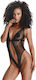 Boss Of Toys Isbel Sexy Κορμάκι Διχτυωτό Μαύρο
