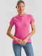 Fruit of the Loom Γυναικείο Διαφημιστικό T-shirt Κοντομάνικο Fuchsia
