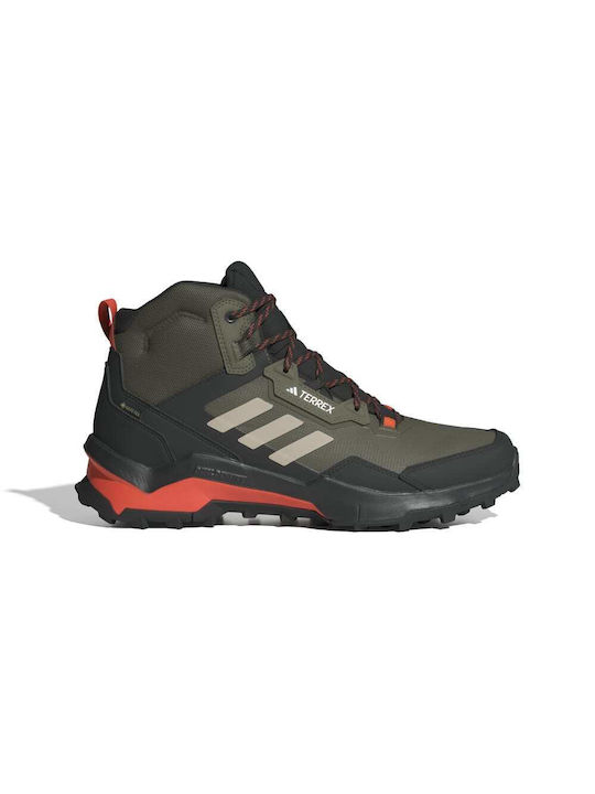 Adidas Men's Hiking Boots Waterproof with Gore-Tex Membrane Green