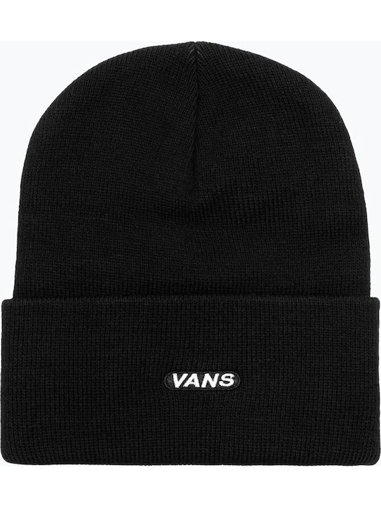 Tall Cuff Beanie Ανδρικός Σκούφος Πλεκτός σε Μαύρο χρώμα