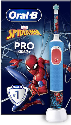 Oral-B Vitality Spiderman Electric Toothbrush for 3+ years Spiderman Red