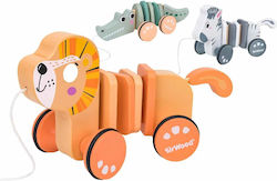 Globo Slide Toy Ζωάκι made of Wood (Various Designs/Assortments of Designs) 1pc