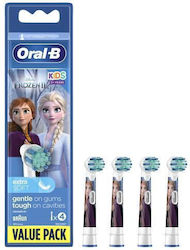 Oral-B Kids Stages Power Ανταλλακτικές Κεφαλές Ηλεκτρικής Οδοντόβουρτσας για 3+ Χρονών EB10S-4 4τμχ Frozen
