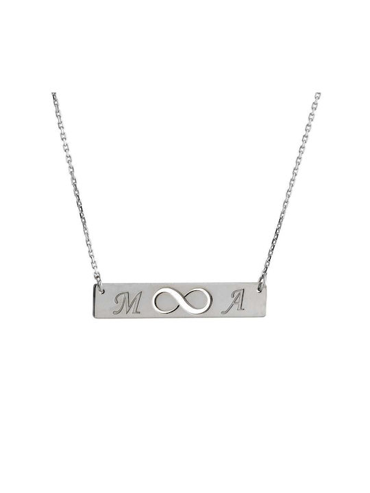 Goldsmith Necklace Monogram from Silver