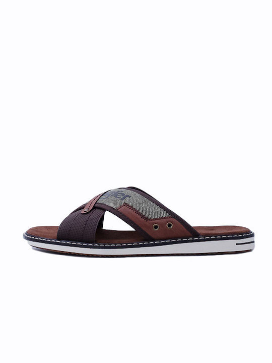 Wrangler Men's Slides Brown