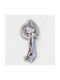 Artifact Handmade Hanging Lucky Charm Burner Light Blue made of Wood 18x42cm 1pcs