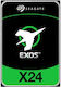 Seagate Exos X24 24TB HDD Σκληρός Δίσκος 3.5" SAS 3.0 7200rpm με 512MB Cache για Server ST24000NM007H