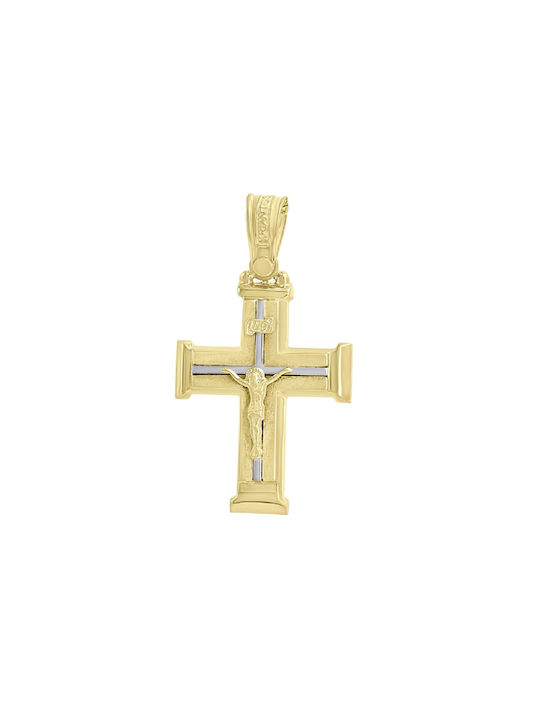 Triantos Men's Gold Cross 14K