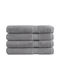 vidaXL Bath Towel 100x200cm Gray 4 Pieces Weight 600gsm