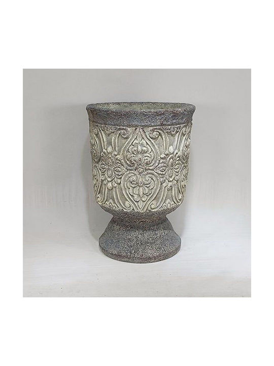 Decorative Vase Gray 19x19x26cm