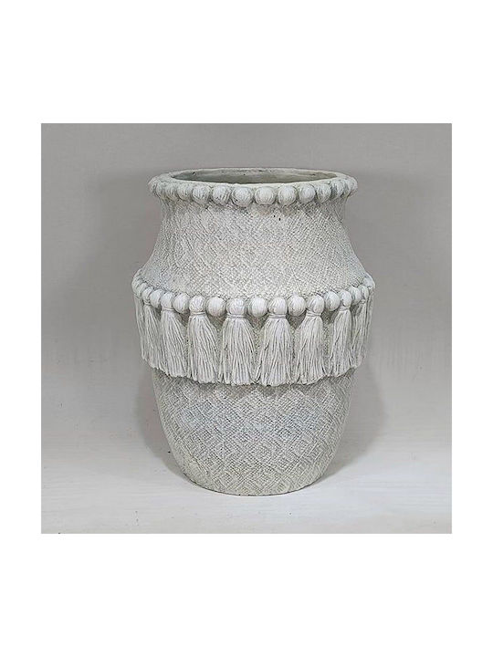 Decorative Vase Gray 20x18x20cm