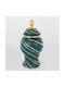 Decorative Vase Green 18.5x35cm