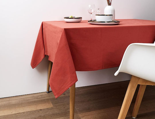 The Home Deco Factory Τραπεζομάντηλο Κόκκινο 250x140εκ.