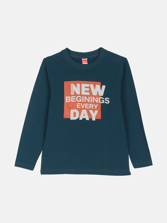 Joyce Kids Blouse Long Sleeve Blue