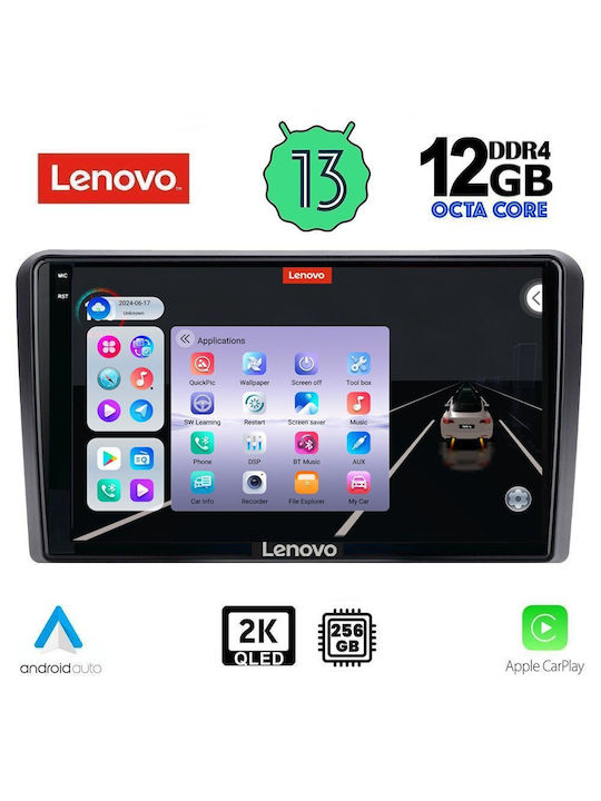Lenovo Sistem Audio Auto pentru Ford Turneo / Curier 2014> (Bluetooth/USB/WiFi/GPS/Apple-Carplay/Android-Auto) cu Ecran Tactil 9"