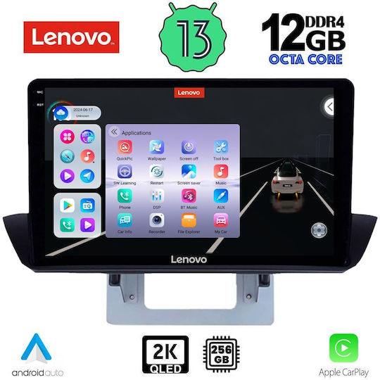 Lenovo Sistem Audio Auto pentru Mazda BT-50 2012-2019 (Bluetooth/USB/WiFi/GPS/Apple-Carplay/Android-Auto) cu Ecran Tactil 9"