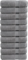 vidaXL Set 10 Hotel Bathroom Towels 150x100 cm ...