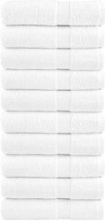vidaXL Set 10 Hotel Bathroom Towels 150x100 cm ...