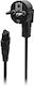 NOD Schuko - IEC C5 Cable 2m Μαύρο PC5-2B