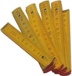 Exas Paper 167184 Wooden Folding Ruler 1m