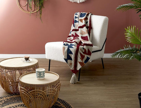 The Home Deco Factory Πολυθρόνας Π200xΜ150cm Πολύχρωμο The Home Deco Factory Πολυθρόνας Π200xΜ150cm Πολύχρωμο
