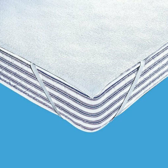 La Redoute Interieurs Protector Saltea Extra-Dublu Impermeabil cu Elastic Alb 160x200buc