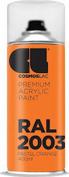 Cosmos Lac Σπρέι Βαφής Πορτοκαλί RAL2003 400ml Cosmos Lac Σπρέι Βαφής Πορτοκαλί RAL2003 400ml