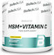 Biotech USA MSM + Vitamin C Supplement for Joint and Bone Health 150gr 75 Servings Lemon
