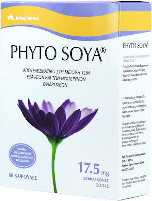 Arkopharma Phyto Soya Συμπλήρωμα για την Εμμηνόπαυση 60 κάψουλες