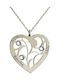 Goldsmith Halskette Baum aus Silber mit Zirkon