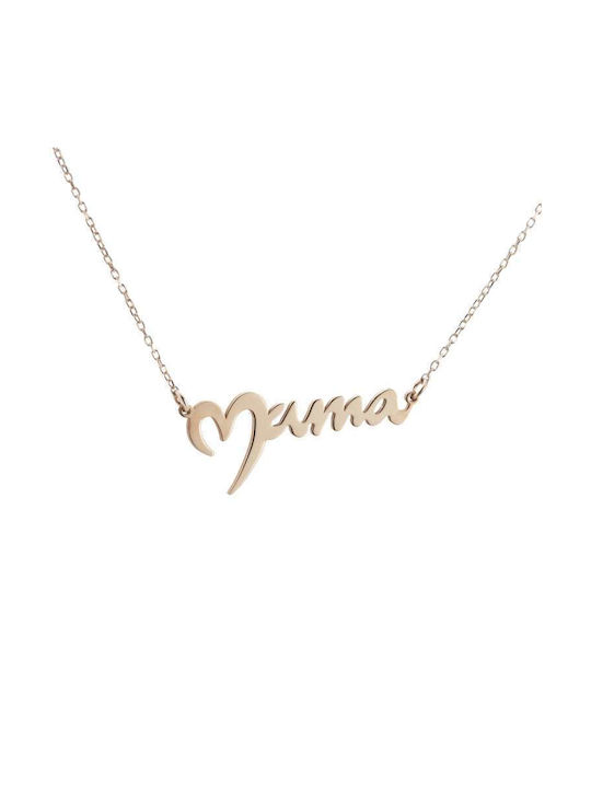 Goldsmith Necklace Mum from Gold Plated Silver