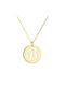 Goldsmith Necklace Monogram from Gold Plated Silver